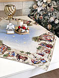 Скатертина на Новорічний стіл  97х100 см. гобеленова TOPINO, фото 5