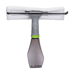 Щітка для миття вікон з розпилювачем скребок-щітка для миття вікон та скла HP-35015-25