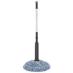 Швабра для миття підлоги універсальна швабра для прибирання кругла Синій HP-35015-44