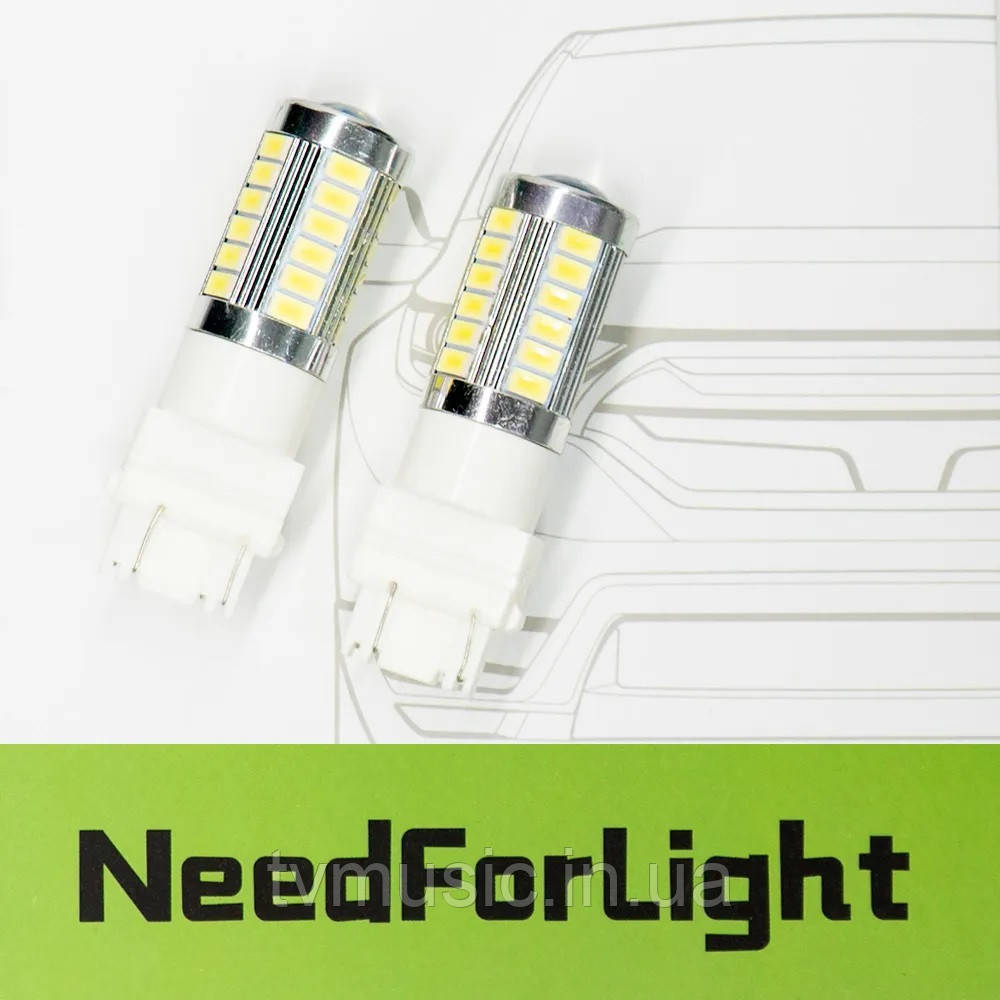 Автомобільні LED лампи NFL Flame 3157 White (2 шт.), фото 1
