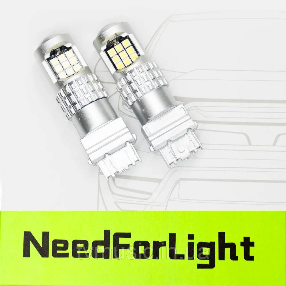Автомобільні LED лампи NFL Shine 3157 White (2 шт.), фото 1