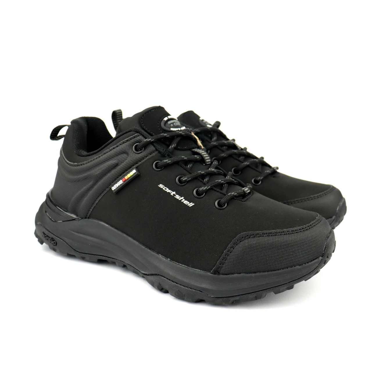 Підліткові демісезонні кросівки чорні softshell ТМ American Club розмір