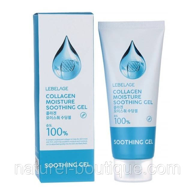 Універсальний гель LEBELAGE Moisture Collagen 100% з колагеном 100 мл, фото 1