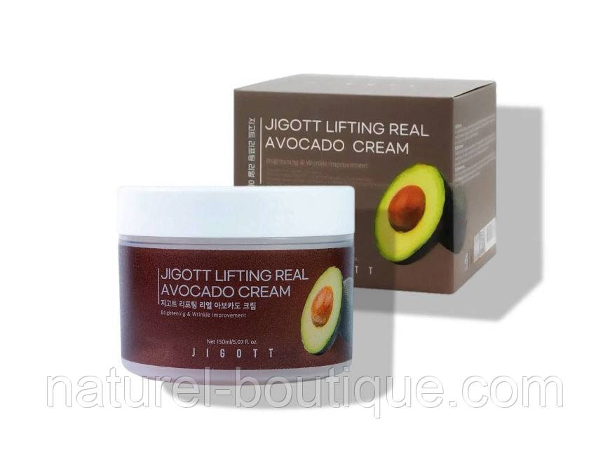 Крем Jigott для обличчя Lifting Real Avocado з авокадо 150 мл, фото 1