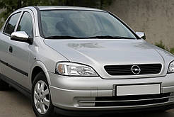 Накладки на дзеркала (2 шт., нерж) для Opel Astra G classic 1998-2012 рр