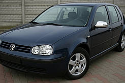 Накладки на дзеркала (2 шт) Полірована нержавіюча сталь для Volkswagen Golf 4 1997-2006 рр