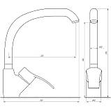 Змішувач для кухні Globus Lux QUEENSLAND GLQU-0203S-BIG, фото 4