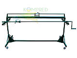 Стенд металевий на два рулони тканини регульований 2350х1300х1200 мм зелений Kompred OL851, фото 4