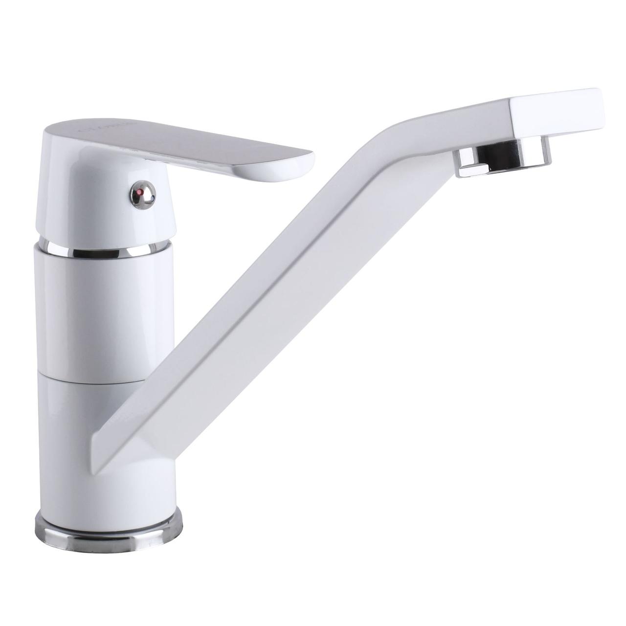 Змішувач для кухні Globus Lux Laguna GLA-0203Q-7-WHITE, фото 1