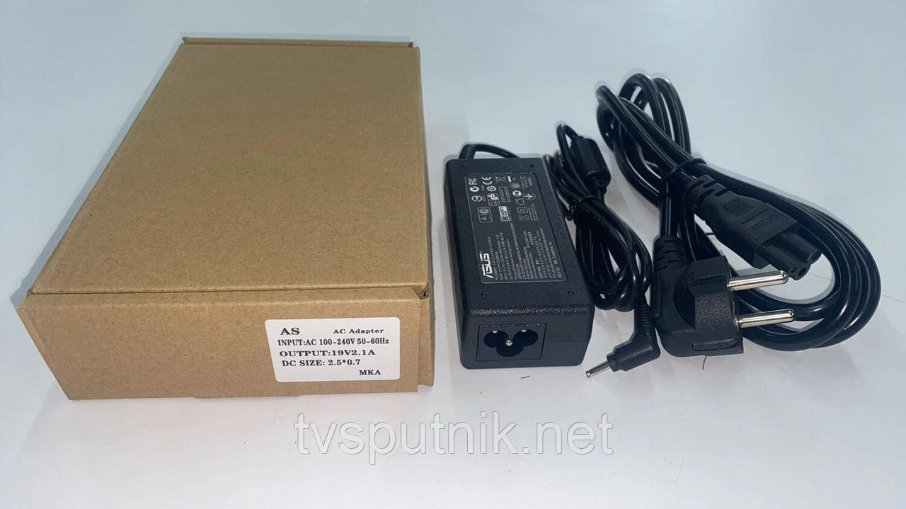 Блок живлення для ноутбука ASUS 19V 2.1A 40W (2.5 x 0.7 мм)