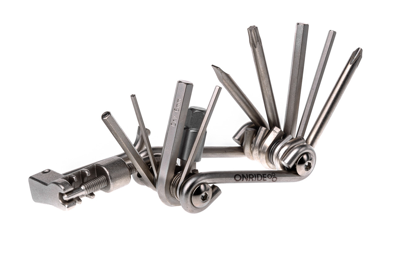 Мультитул ONRIDE Wag20 11 функцій шестигранники викрутки плоска хрестоподібна ключ Torx T25, фото 1