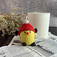 Форма для свічок - Новорічний пінгвін