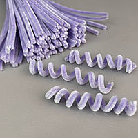 Пухнастий дріт (синель) 30 см - лавандовий