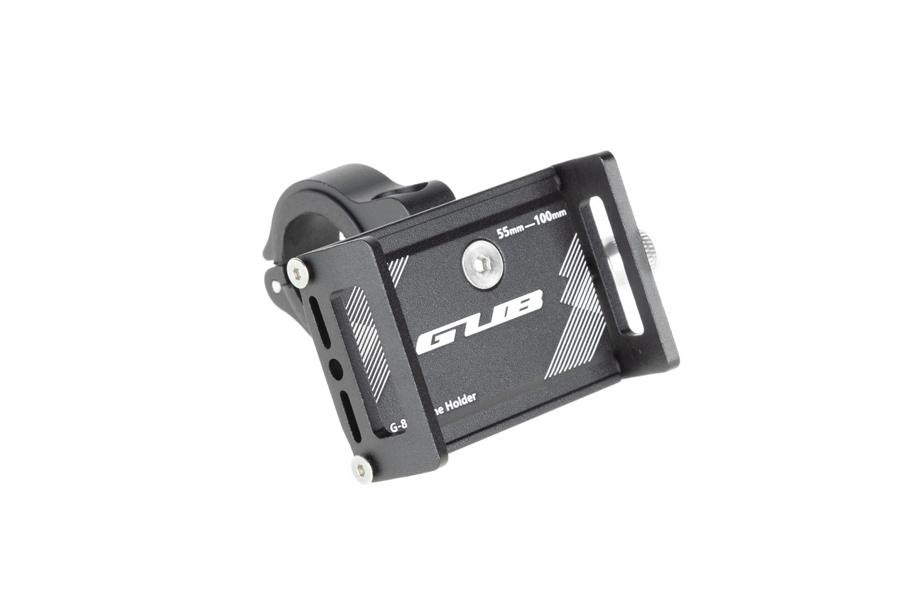 Тримач гаджета GUB G-80 Alloy на кермо алюмінієвий чорний, фото 1