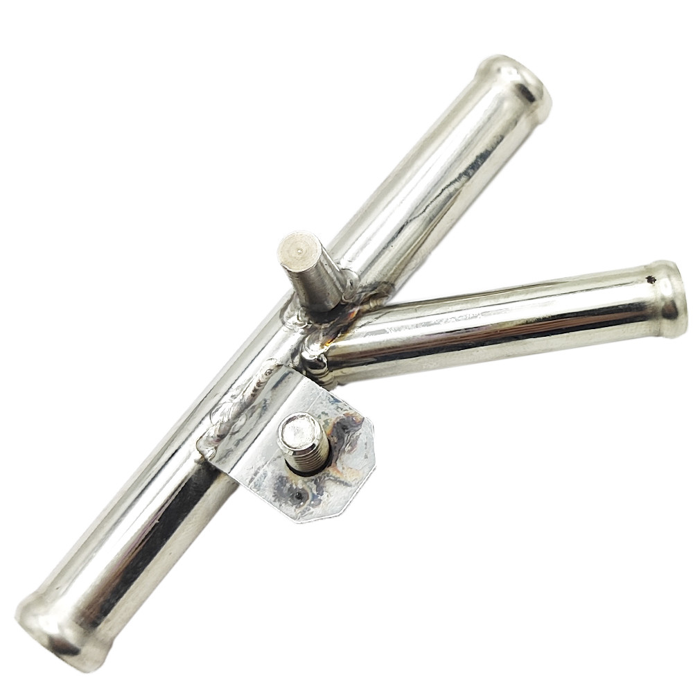 Трійник охолодження 16264-0D140 Toyota  з нержавійки - ДОВІЧНА ГАРАНТІЯ, фото 1