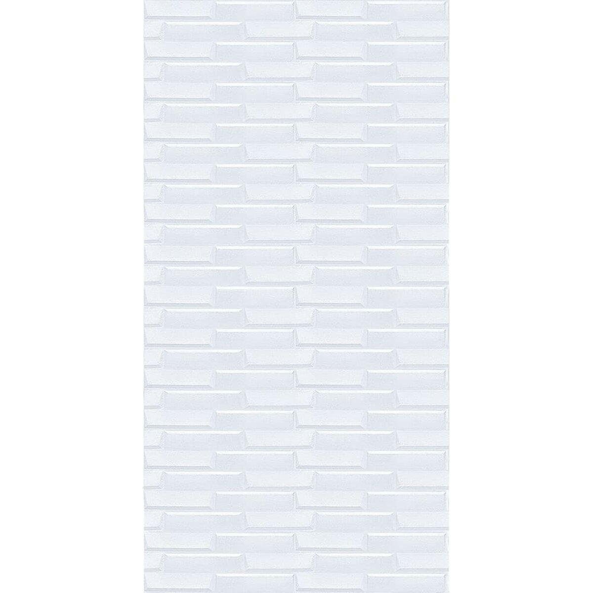 Самоклеюча 3D панель 3080x700x5мм Біла Кладка SW-00001759, фото 1