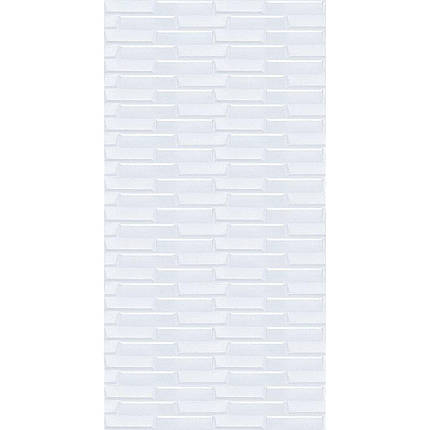 Самоклеюча 3D панель 3080x700x5мм Біла Кладка SW-00001759, фото 1