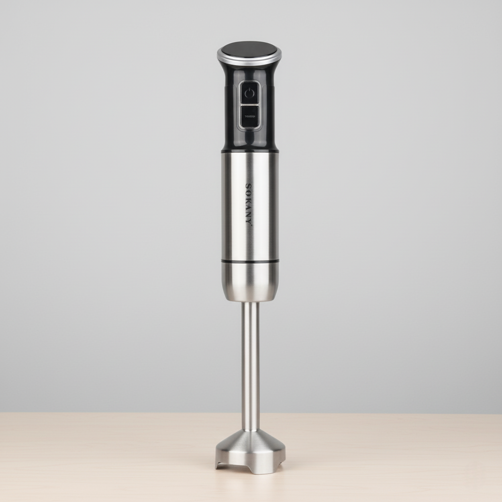 Занурювальний Блендер Sokany - 800 Вт, сталеві леза, фото 1