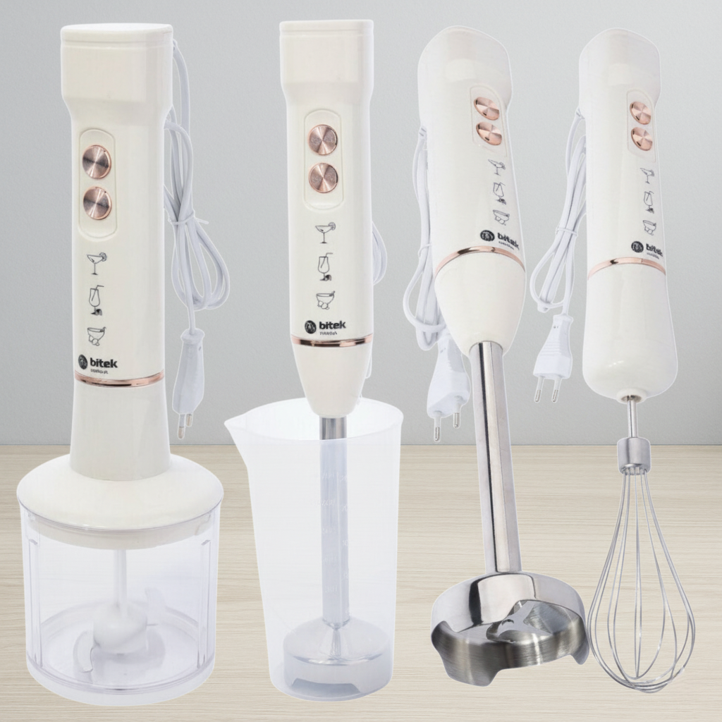 Блендер занурювальний VITEK 4-в-1 — 800 або 1800 Вт, комплект насадок, фото 1