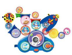 Дитячий конструктор Космос з шестернями Creative Gear Set електромеханічний 18 деталей