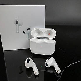 Бездротові навушники TWS Air Pods 3 білі в магнітному кейсі