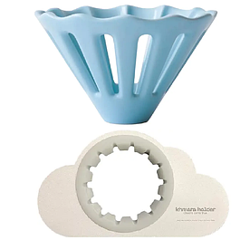 Комлект пуровер Dotyk Dripper 2.0 з Khmara holder Блакитний