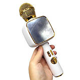 Мікрофон бездротовий (дзеркало, підсвічування) чорний, фото 2