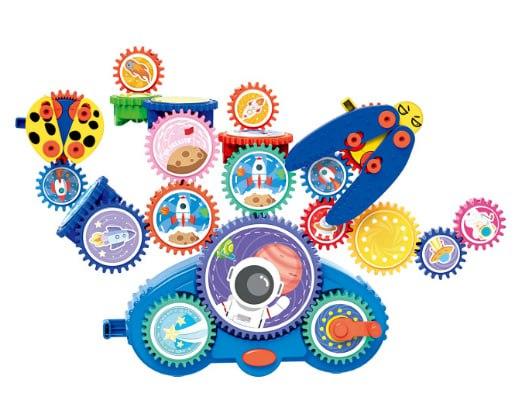 Дитячий конструктор Космос з шестернями Creative Gear Set електромеханічний 18 деталей, фото 1