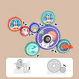 Дитячий конструктор Космос з шестернями Creative Gear Set електромеханічний 18 деталей, фото 5