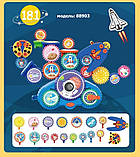 Дитячий конструктор Космос з шестернями Creative Gear Set електромеханічний 18 деталей, фото 7