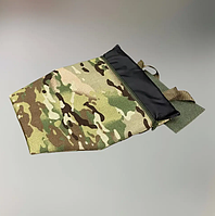 Баллистический напашник с защитой 2 класса от 9 мм и 7.62 мм. пуль, комплект с пакетом Добронь, Мультикам, Cordura 1000D,розмір S