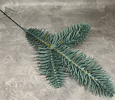 Декоративна хвойна гілочка-Блакитна, діаметр хвої-5,5 см, довжина гілки 20 см, 019069, 1 шт, Блакитний