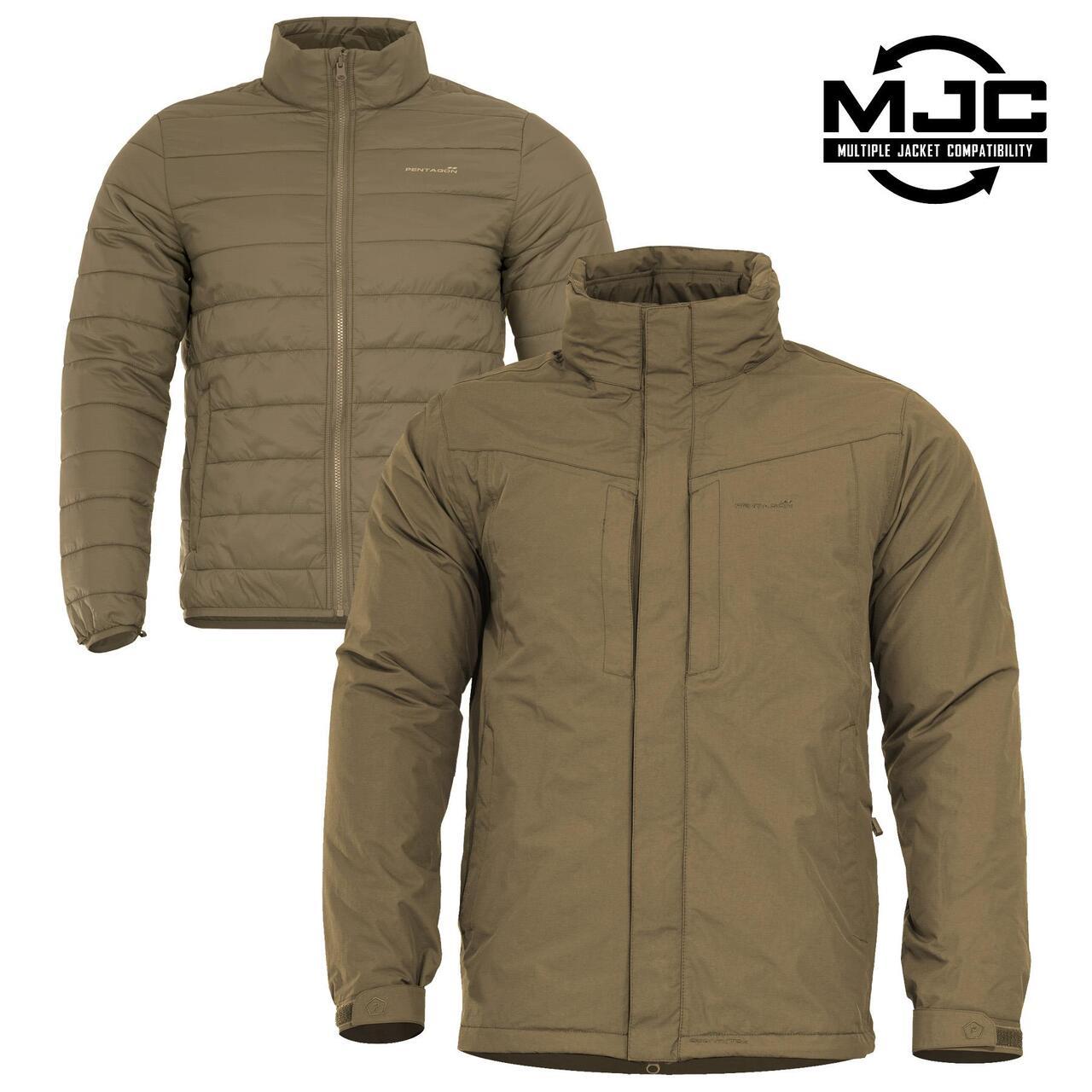 Мембранна парка з підстібкою 3в1 Pentagon GEN V 3.0 K01002-3.0 Large, Койот (Coyote), фото 1