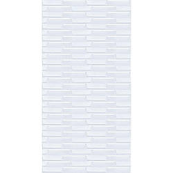 Самоклеюча 3D панель 3080x700x5мм Біла Кладка SW-00001759