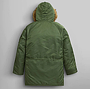 Зимова куртка Alpha Industries Men's Slim N-3B Parka Medium, Олива (Olive), фото 4