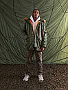Зимова куртка Alpha Industries Men's Slim N-3B Parka Medium, Олива (Olive), фото 6