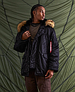 Зимова парка Alpha Industries Men's N-3B Gen 1 Parka Large, Чорний, фото 4