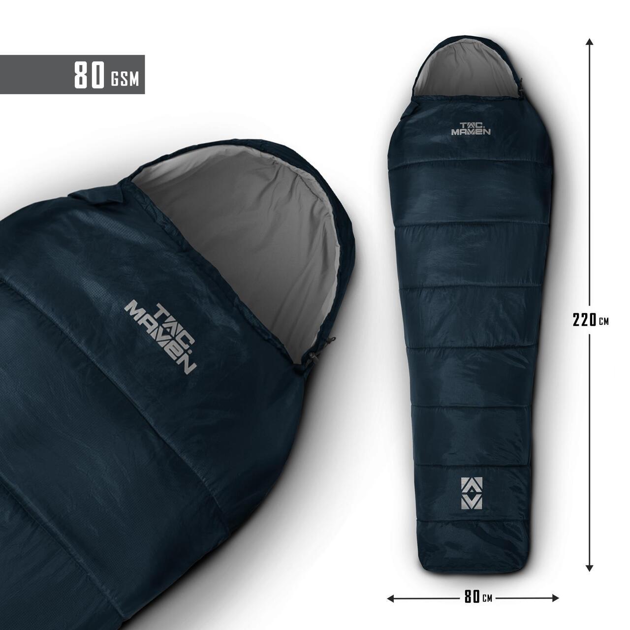 Летний спальник Tac Maven COCOON SLEEPING BAG 80GR/M² D19021 Midnight Blue, фото 1