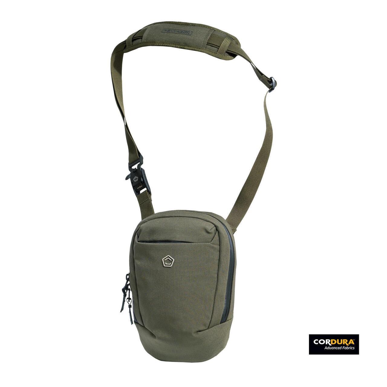 Плечевая сумка Pentagon CONSUL SLING VERTICAL POUCH K16114 RAL7013 (Олива), фото 1