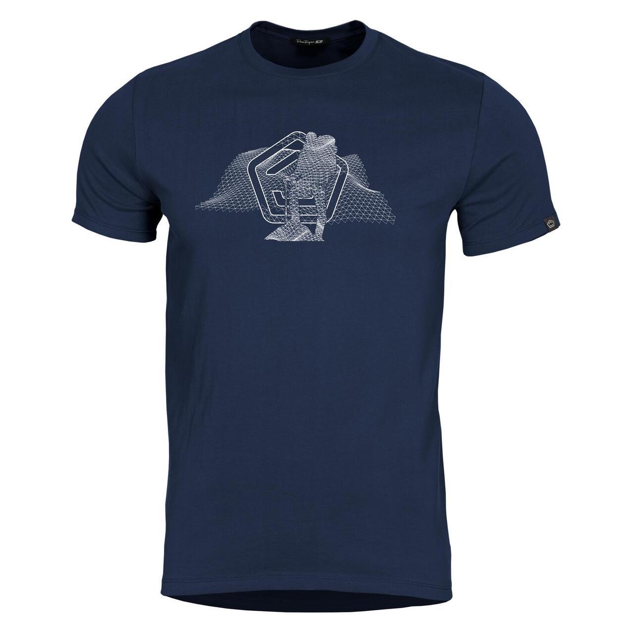 Футболка Pentagon WIREFRAME T-SHIRT K09056 Medium, Midnight Blue, фото 1