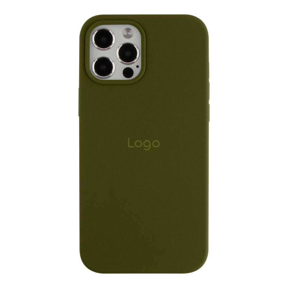 Чохол Silicone Case Full Size (AA) для iPhone 12 Pro Max Колір 45.Army Green, фото 1