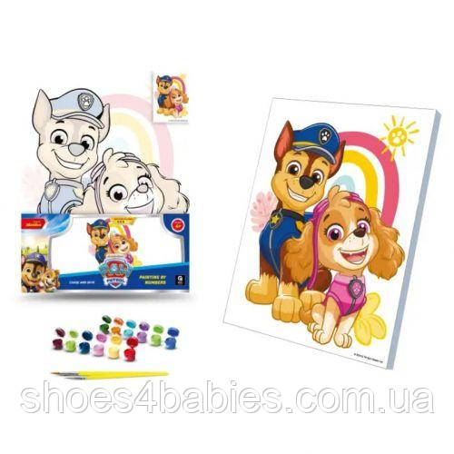 НАБІР ДЛЯ РОСПИСІ ПО НОМЕРАМ 30Х40 СМ "ГОНЧИК І СКАЙ"