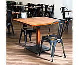 Стілець Толікс V металевий чорний вінтаж, фото 5