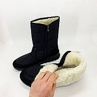 Гумові утеплені чоботи чоловічі короткі, Теплі чоботи для риболовлі, Черевики робочі VX-52