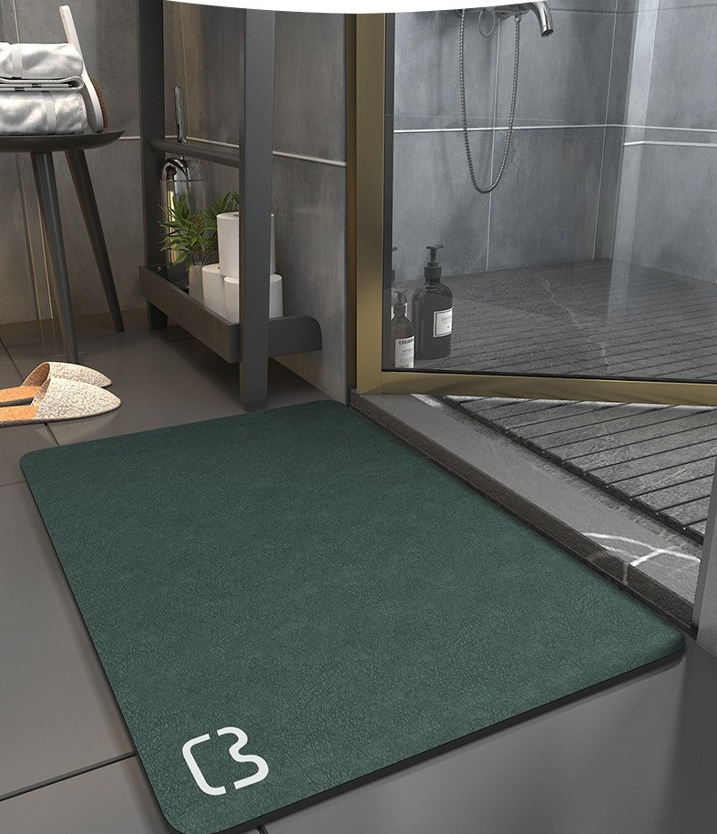 Уцінка. Килимок у ванну антиковзкий 40*60 см. Зелений