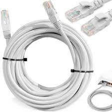 Патчкорд, кручена пара для інтернету LAN 10м 13525-9 5E RJ-45 до 100 МГц сірий