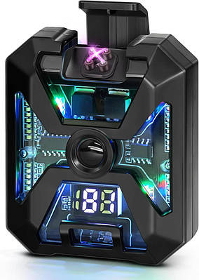 Туристичний ліхтар запальничка MULTIFUNCTIONAL D69 Li-Ion акумулятор індикація заряду запальничка Type-C 66×62 мм