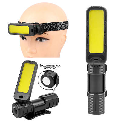 Налобний розкладний ліхтар Arexes AR-701 з магнітом 33 COP діода похило червоне світло