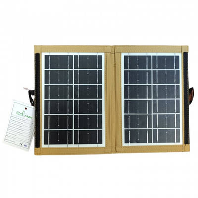 Сонячна панель трансформер CcLamp CL-670 7Вт зарядка від сонця Solar Panel 29×20 см