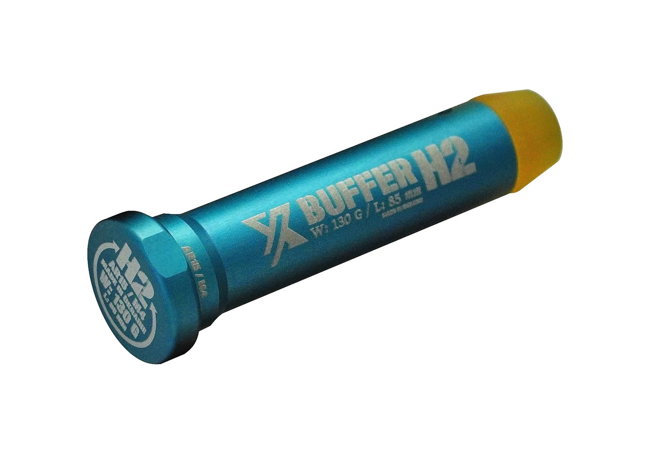 Буфер віддачі XGun H-2 для AR-15 (130 гр), Xbuffer (корпус-анадований алюминий,грузики-вольфрам,нержавіюча сталь), фото 1